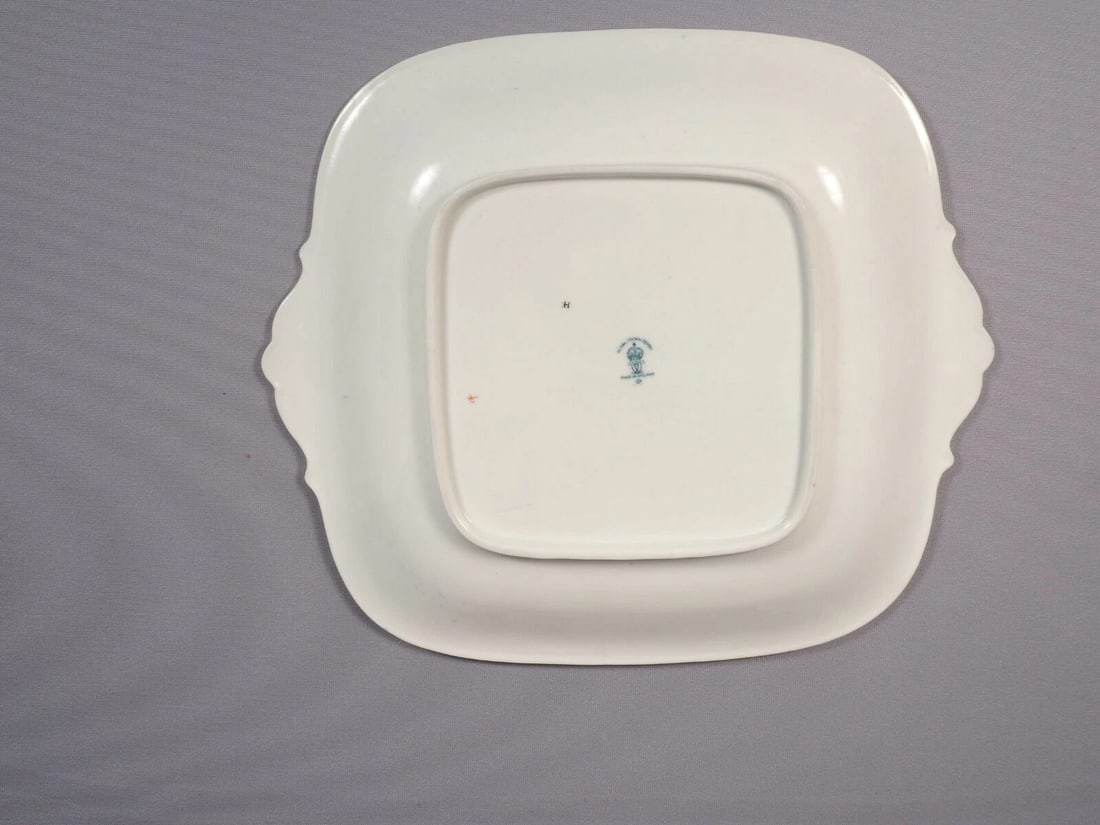 Royal Crown Derby Mikado England Vintage Handled Cake Sandwich Tray Platter - 4
