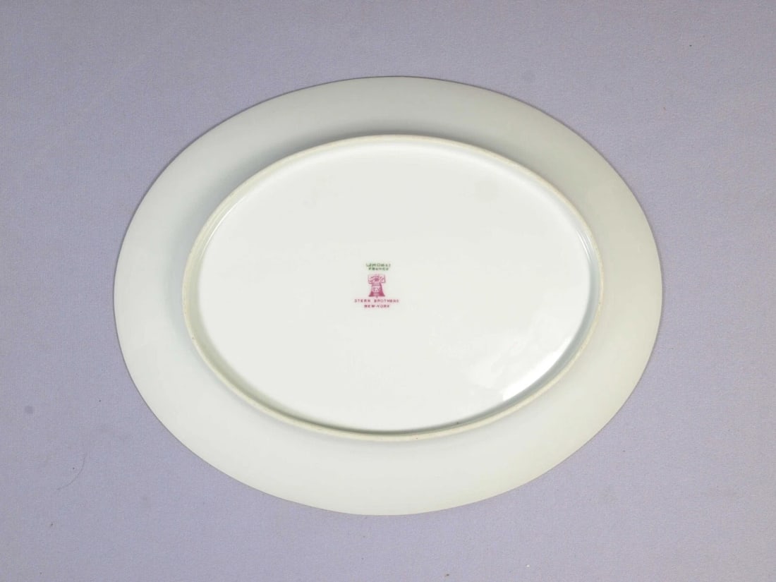 Raynaud T&V Tressemanes Vogt LIMOGES GOLD Encrusted Platter Stern's New York - 3