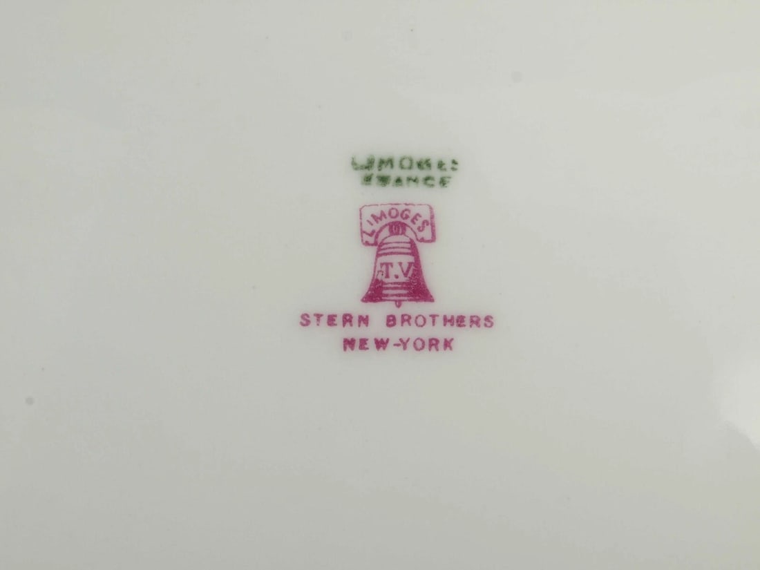 Raynaud T&V Tressemanes Vogt LIMOGES GOLD Encrusted Platter Stern's New York - 4