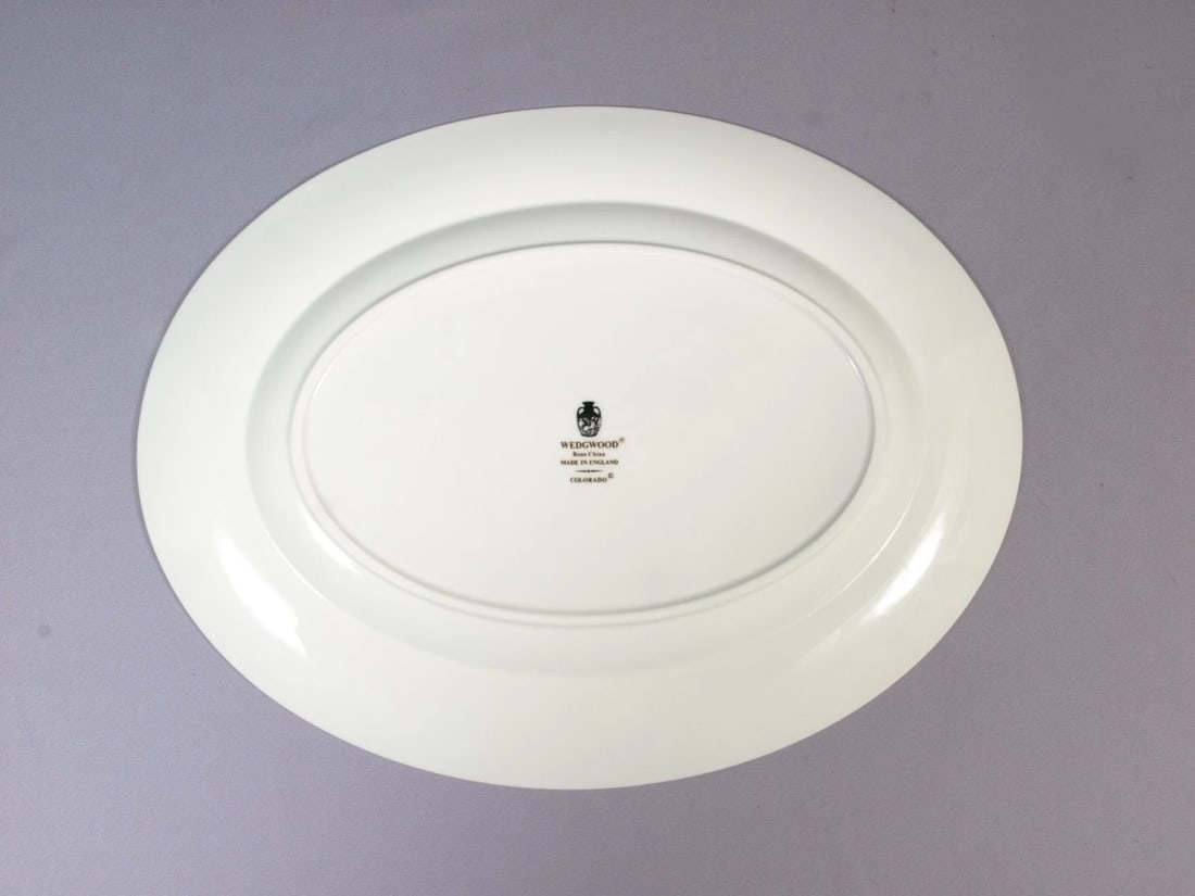 Wedgwood COLORADO Vintage England Oval Serving Platter PERFECT - 3