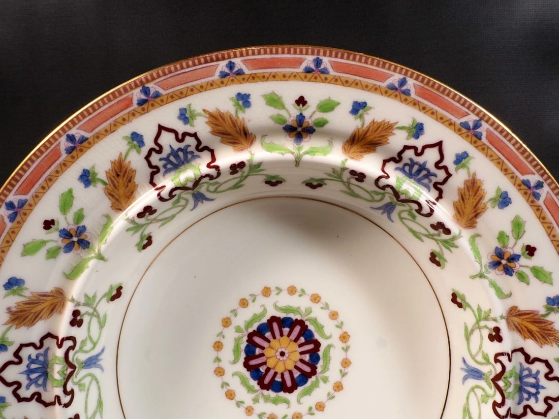 Minton H2443 Muffin Butter Cheese Dish Underplate RARE SHAPE Antique (1 of 5)