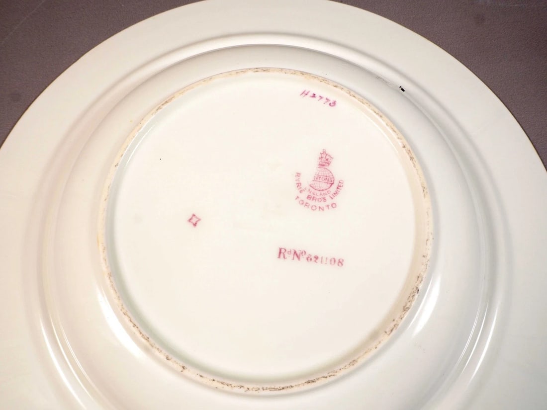 Minton H2443 Muffin Butter Cheese Dish Underplate RARE SHAPE Antique - 5