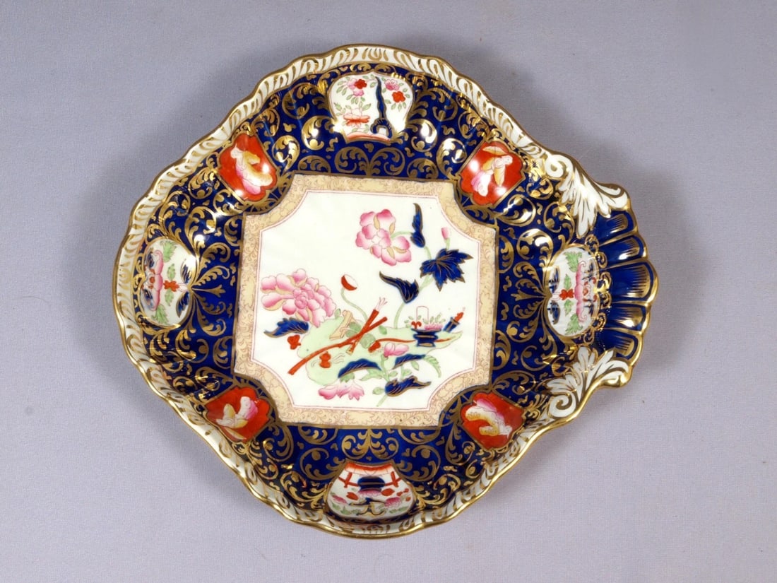 Masona??s Ironstone Antique 19th Century Chinoiserie Tray Display Plate Handpaint: This is an Antique Display Tray, by Mason's made in England. It was made in the 1800s. It is handpainted and a rare example of Victorian era porcelain. It is 9 3/4" by 9" at the rim and it is 1 1/2"