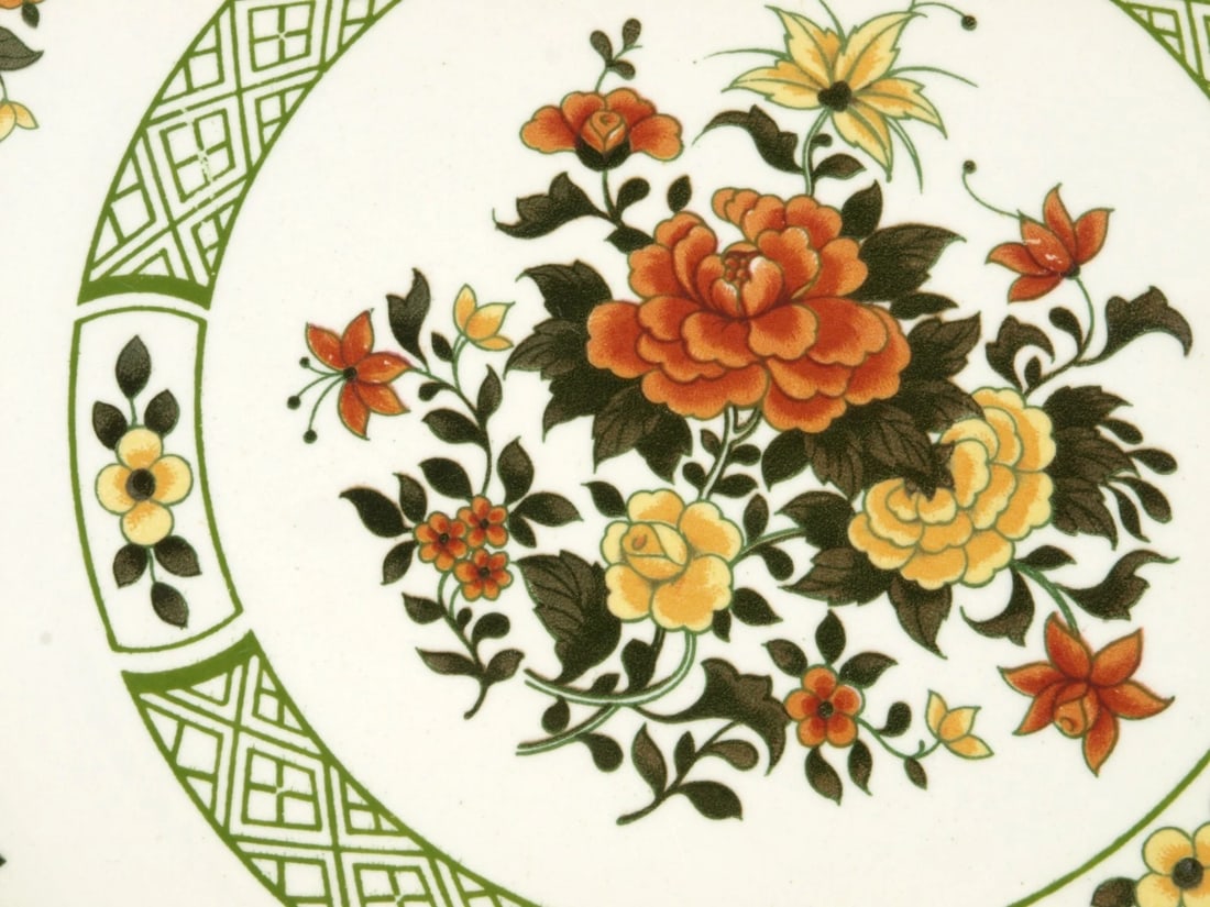 Villeroy & Boch Summer Day Cake Snack Dessert Tray Dish Germany Vintage - 2