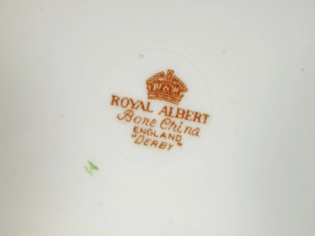 Royal Albert DERBY Heirloom IMARI Cake Snack Tray Platter COBALT Blue England - 4