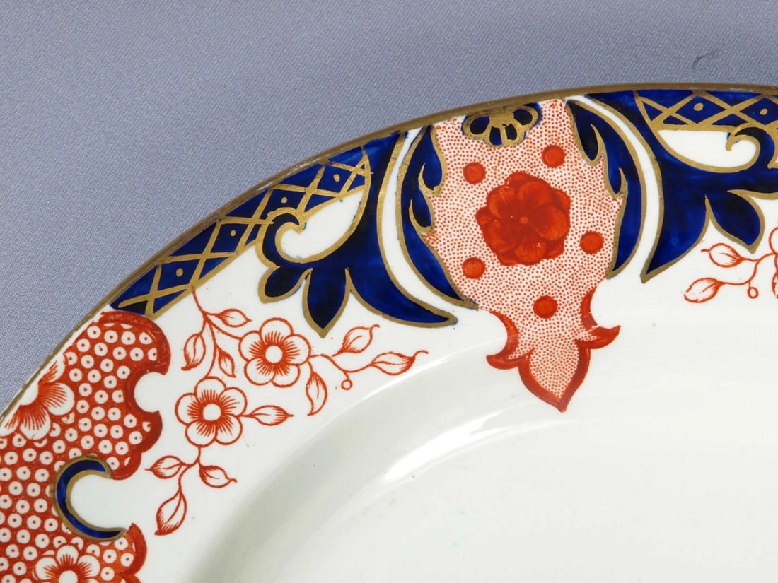 ROYAL CROWN DERBY KINGS IMARI 2151 Antique Oval Platter 1902 England - 2