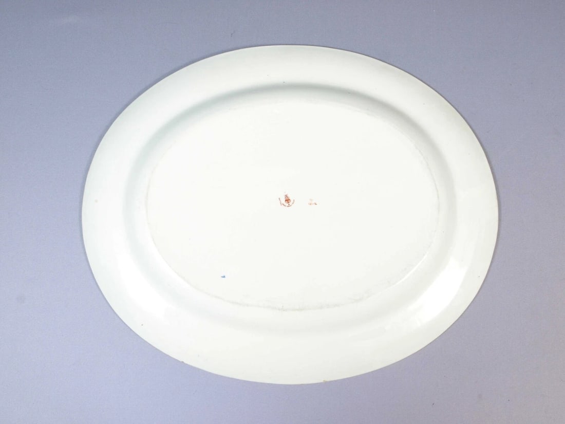 ROYAL CROWN DERBY KINGS IMARI 2151 Antique Oval Platter 1902 England - 3