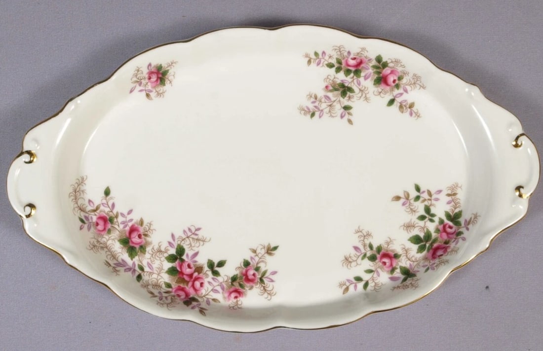 Royal Albert Lavender Rose Bone China Oval Regal Snack TRAY Platter Dish (1 of 4)