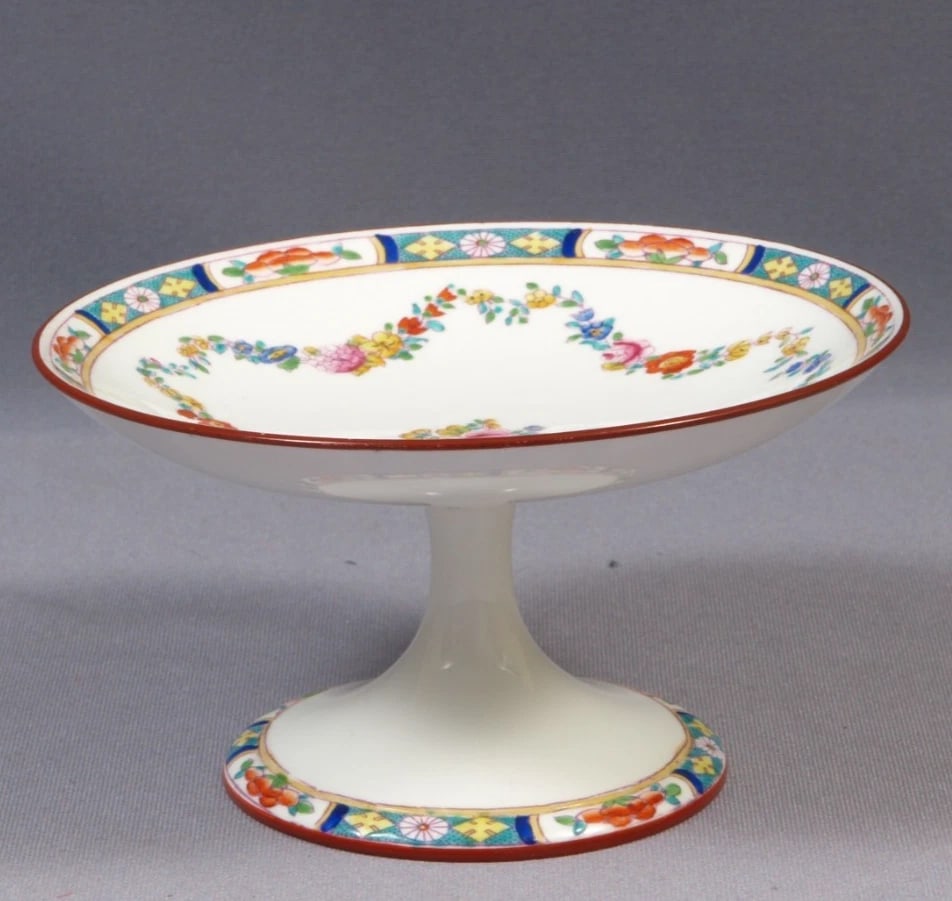 Minton Rose Antique Older Cake Stand Tray Dish Taza England A4807 (1 of 5)