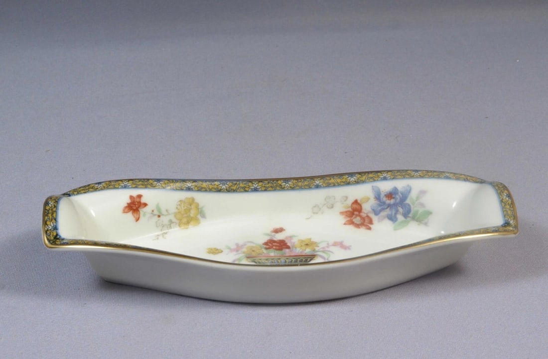 Limoges France GANGA HAVILAND Long Snack Serving Tray Platter Dish Small - 2