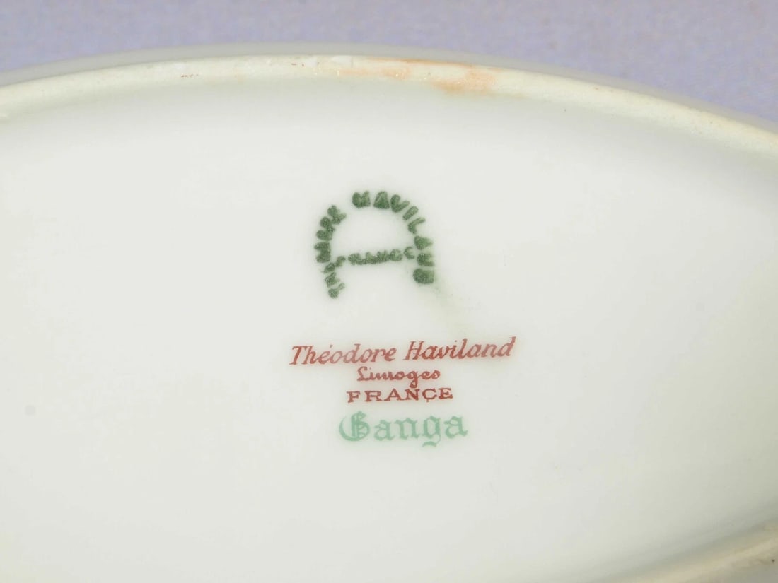 Limoges France GANGA HAVILAND Long Snack Serving Tray Platter Dish Small - 4