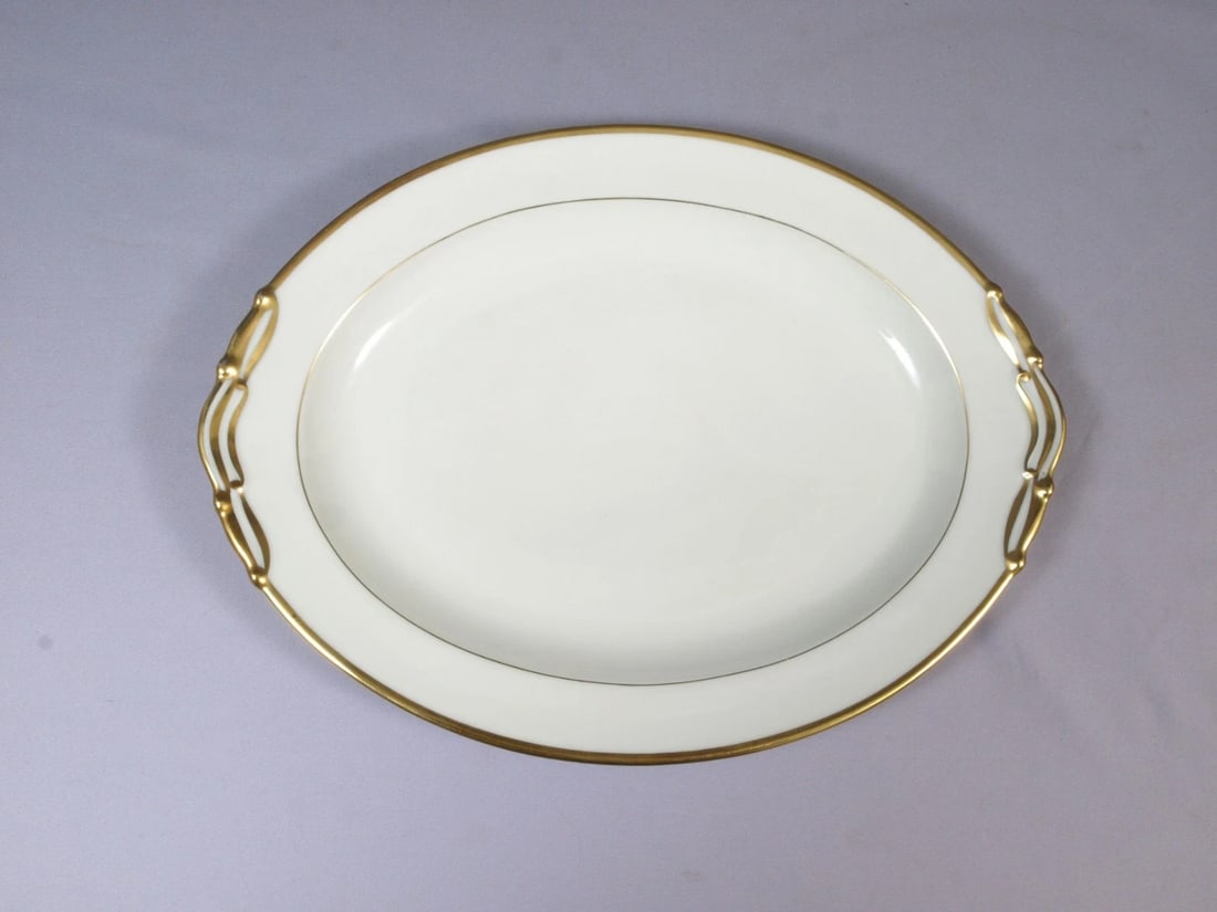 Limoges L. BERNARDAUD B&C Oval Serving Meat Turkey Platter France - 2