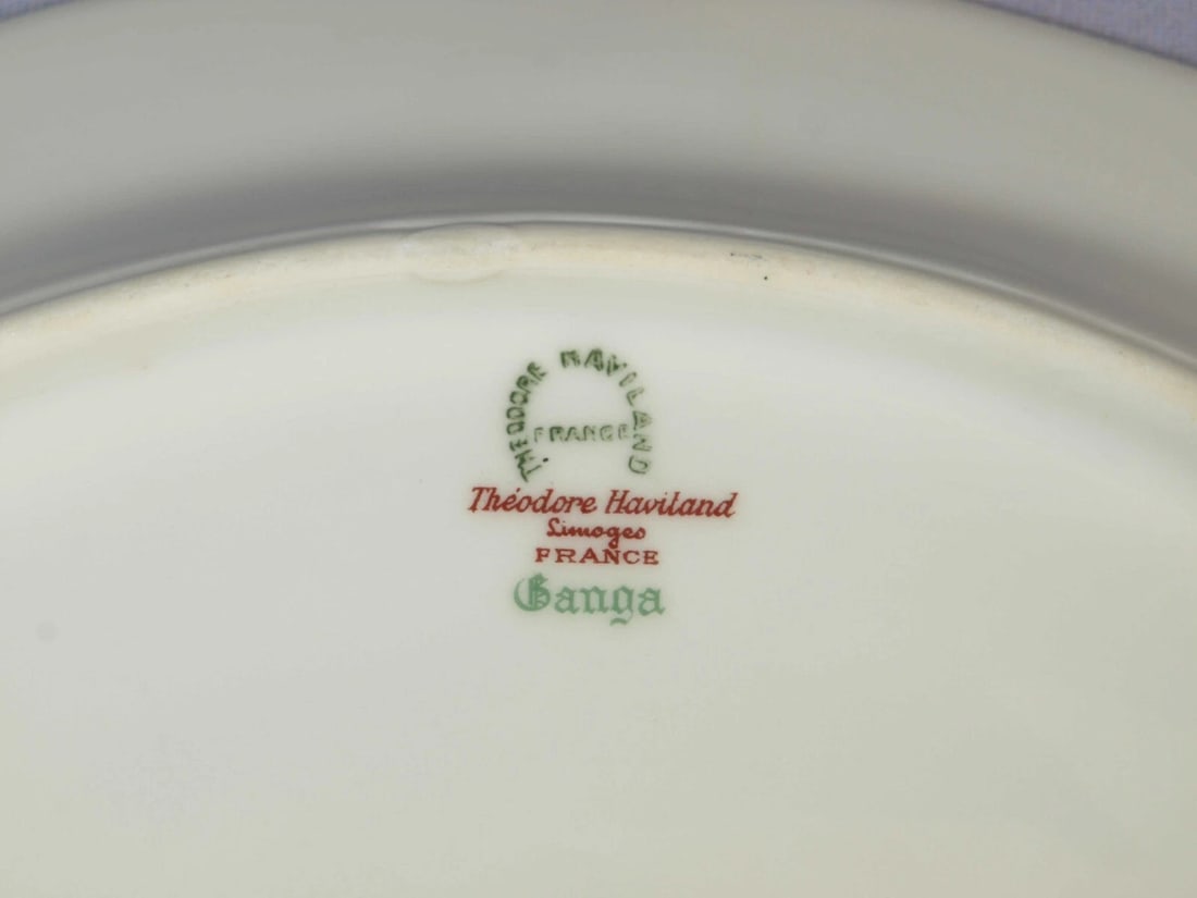 Limoges France GANGA HAVILAND Small Oval Platter Antique - 5