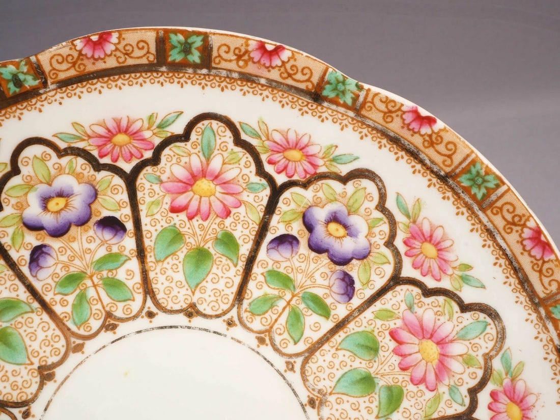 Royal Albert COURT Crown China Round Cake Snack Dessert Tray Dish - 2