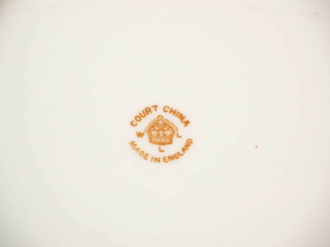 Royal Albert COURT Crown China Round Cake Snack Dessert Tray Dish - 4