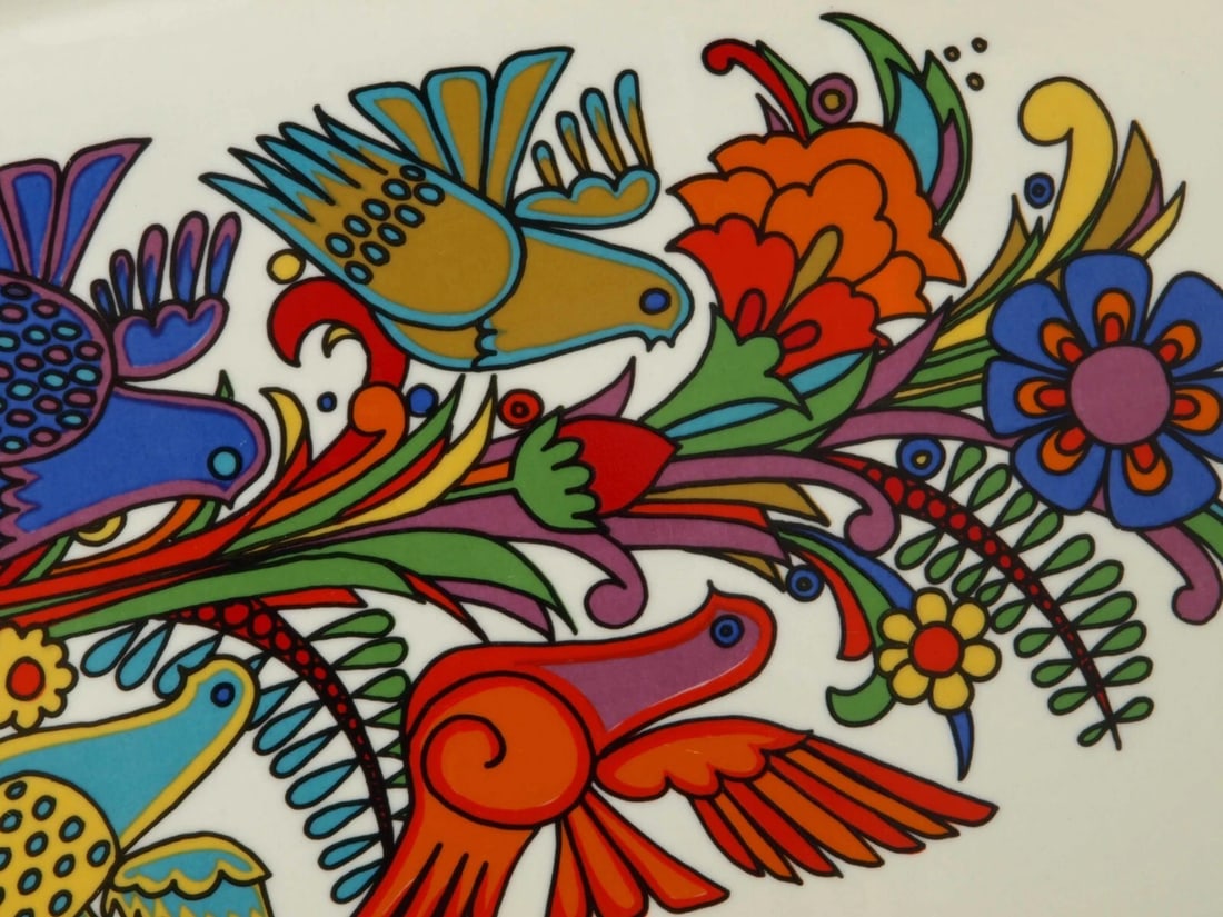 Villeroy & Boch Acapulco Handled Meat Platter LUXEMBOURG Vintage 16 1/4" - 2