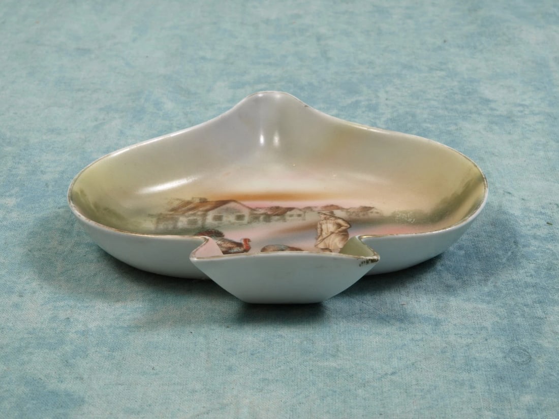 Royal Bayreuth Antique Bonbon Nuts Dish Trinket Austria Bavaria man turkey - 4