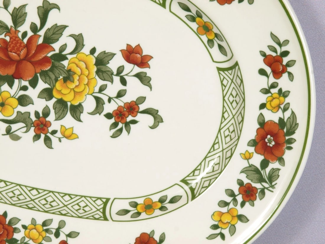 Villeroy & Boch Summer Day Oval Serving Platter Germany Vintage - 2