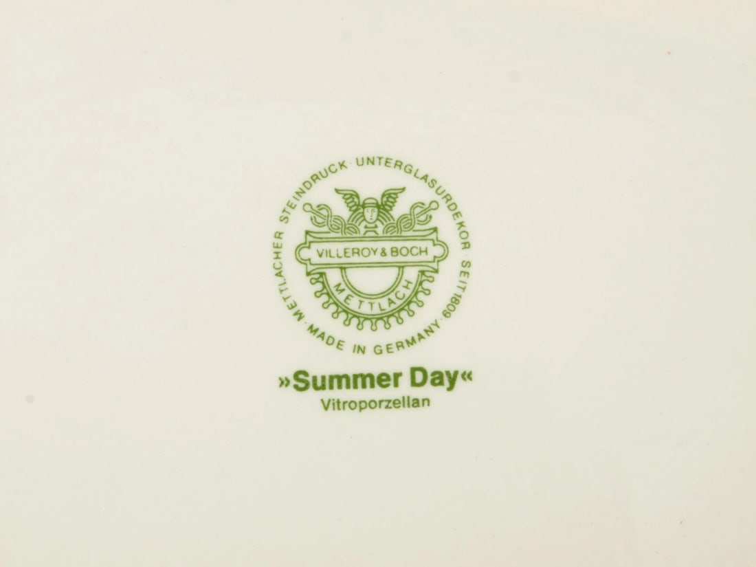 Villeroy & Boch Summer Day Oval Serving Platter Germany Vintage - 4