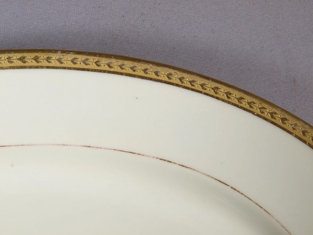 Limoges Elite Works Bawo & Dotter BWD25 Laurel Leaf Small Oval Platter France - 2
