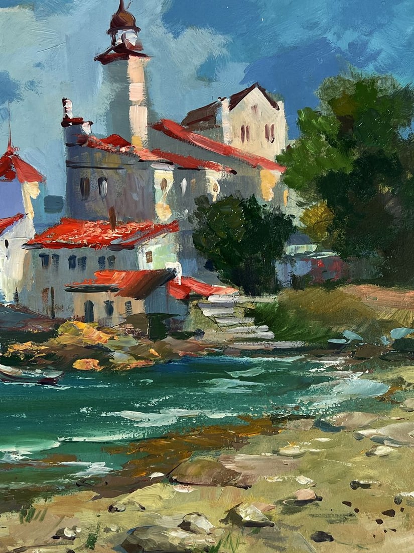 Oil painting Sunny Afternoon on the Coast Yuriy Suprunchuk - 10