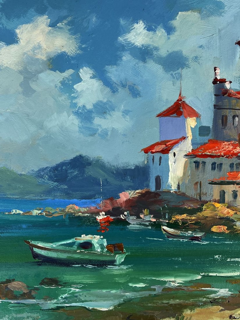 Oil painting Sunny Afternoon on the Coast Yuriy Suprunchuk - 4