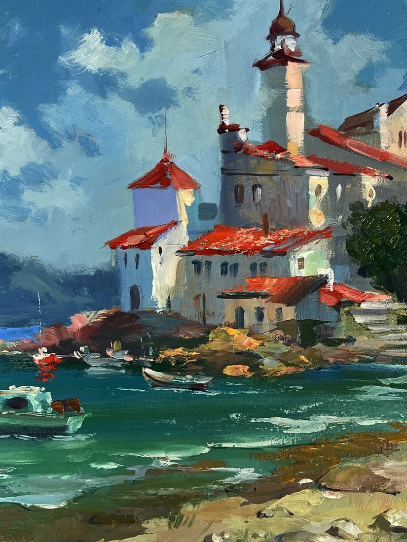 Oil painting Sunny Afternoon on the Coast Yuriy Suprunchuk - 7