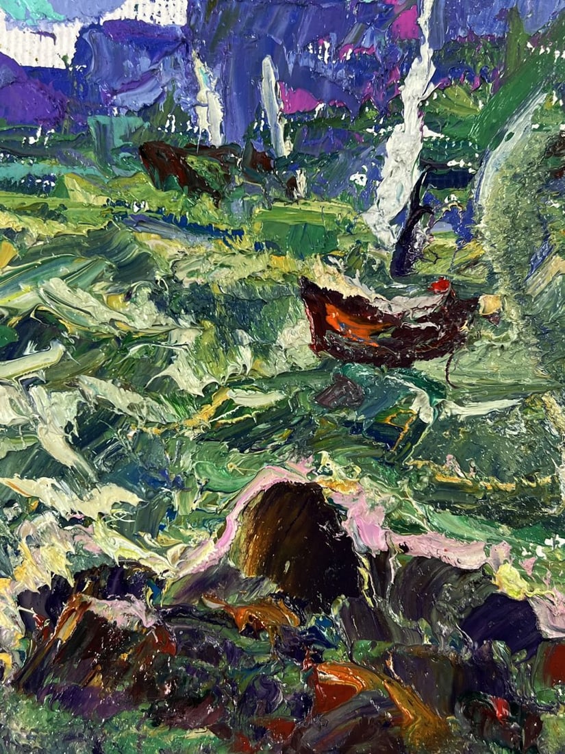 Oil painting Sailboats on the sea waves Oleksiy Ivanyuk - 10