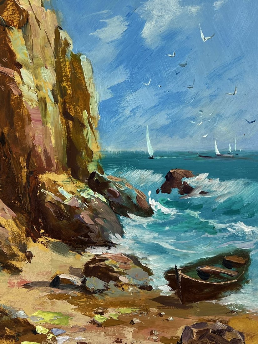 Oil painting Rocky seashore Yuriy Suprunchuk - 10