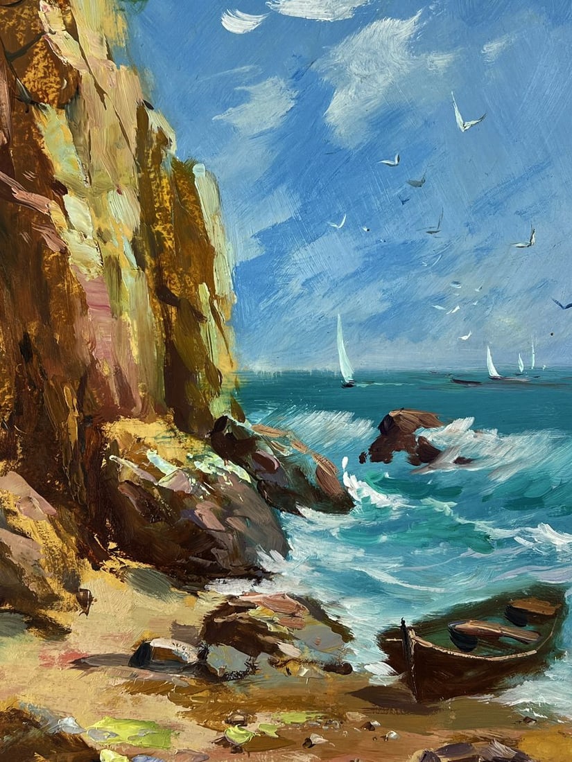 Oil painting Rocky seashore Yuriy Suprunchuk - 8