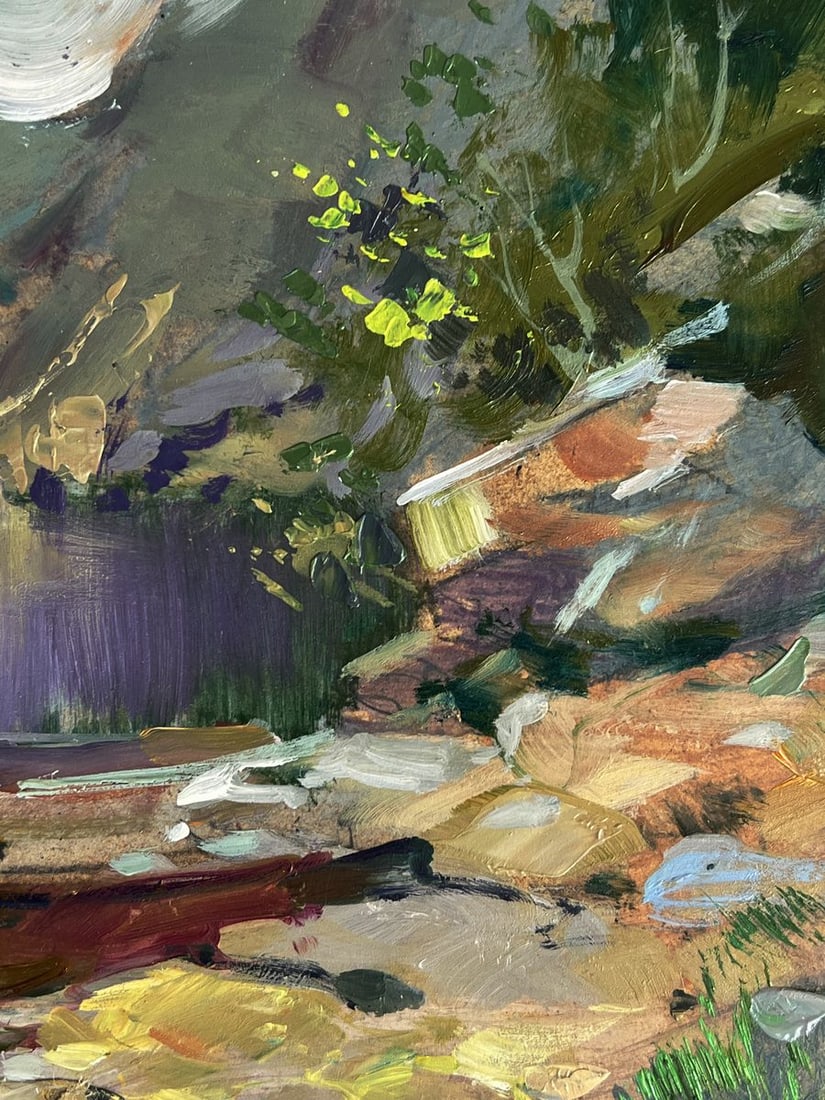 Oil painting Boats on the seashore Yuriy Suprunchuk - 5