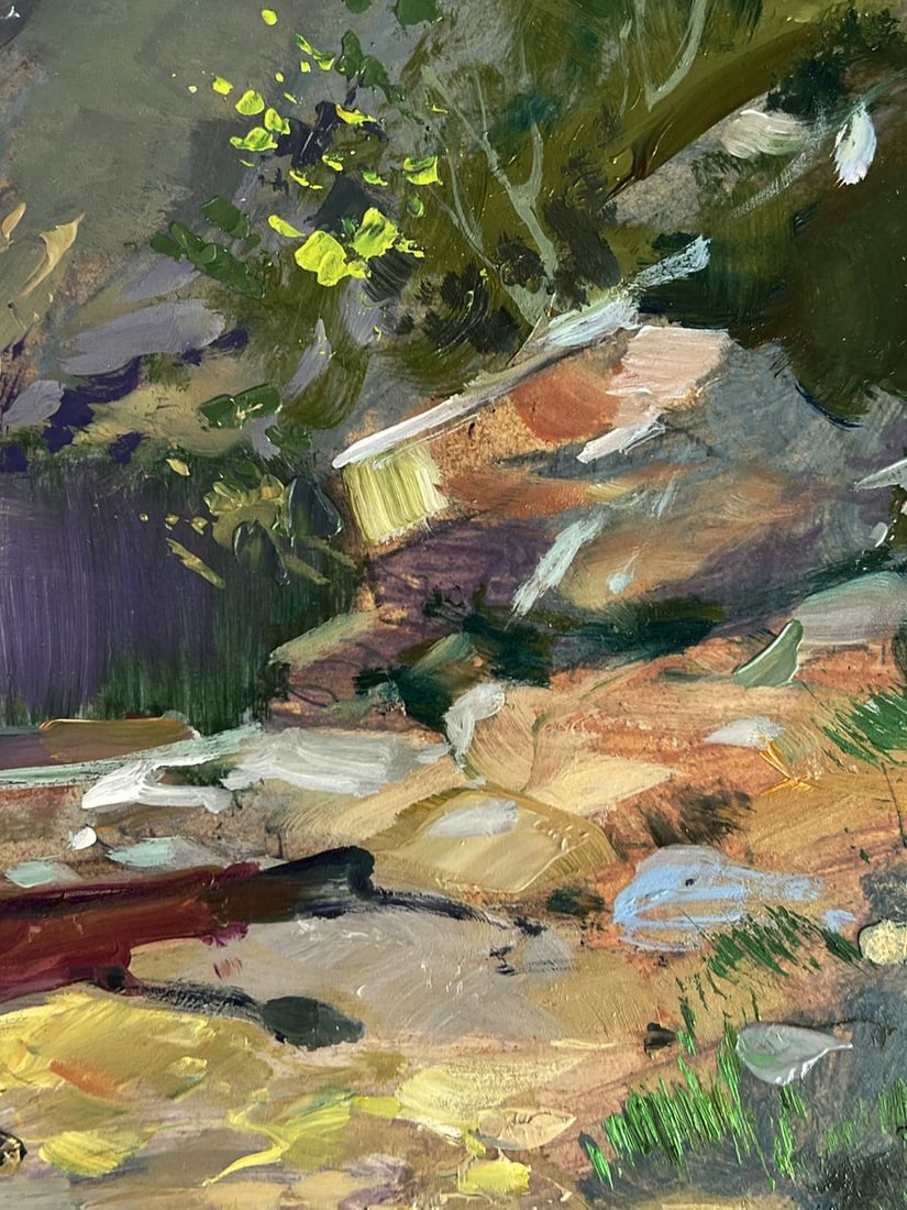 Oil painting Boats on the seashore Yuriy Suprunchuk - 6