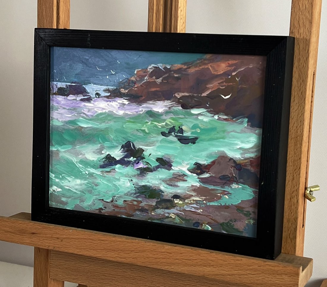 Oil painting Waves at the seashore Yuriy Suprunchuk - 2