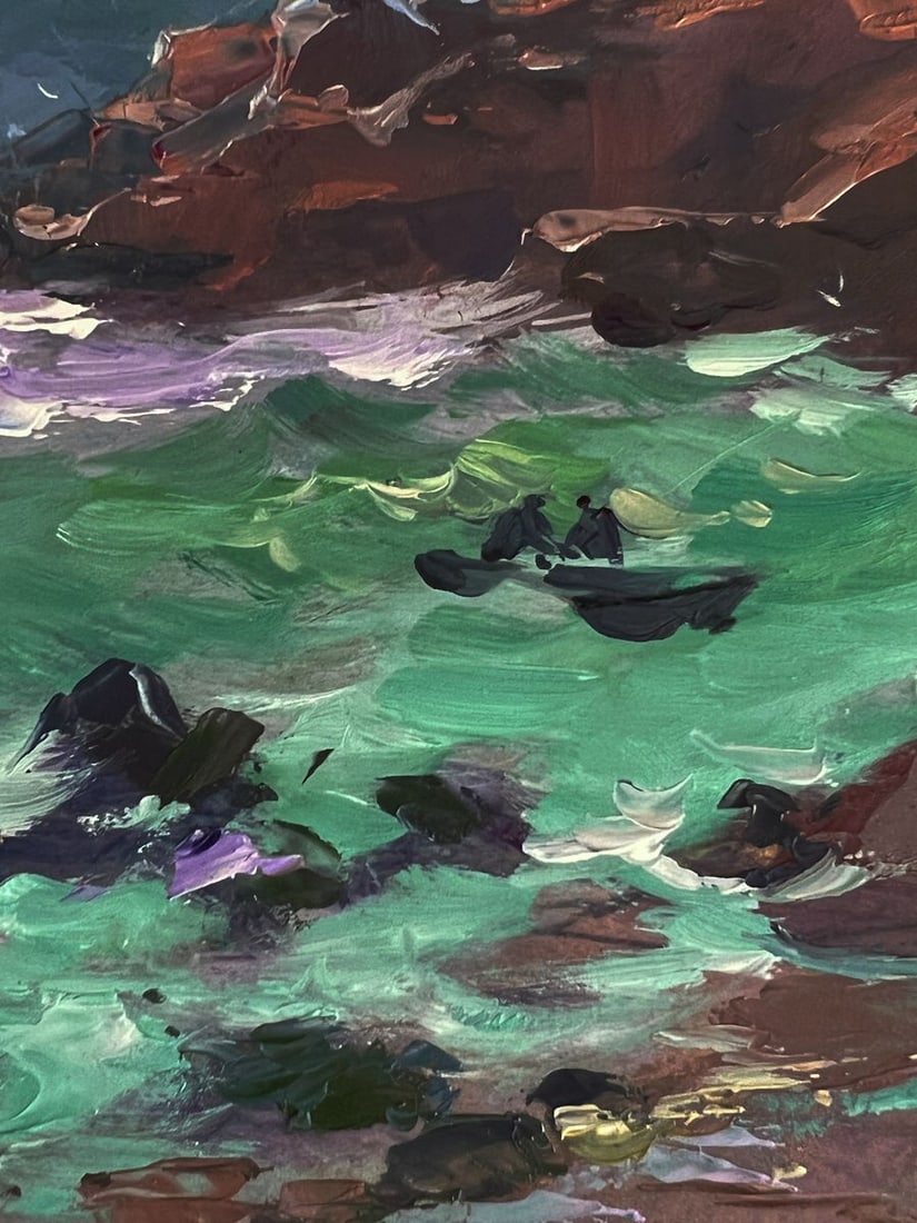 Oil painting Waves at the seashore Yuriy Suprunchuk - 4