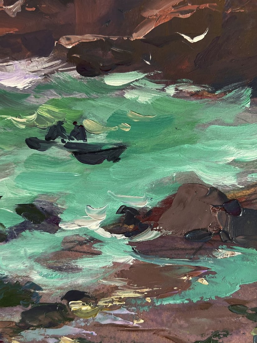 Oil painting Waves at the seashore Yuriy Suprunchuk - 6