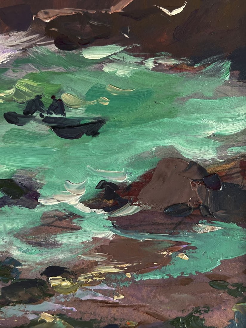 Oil painting Waves at the seashore Yuriy Suprunchuk - 7