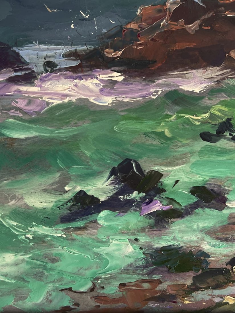 Oil painting Waves at the seashore Yuriy Suprunchuk - 9