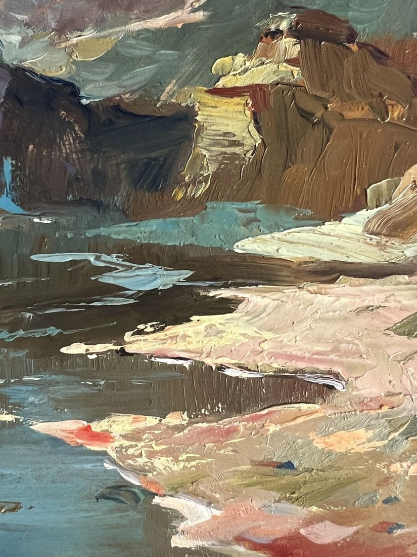 Oil painting The coast near the mountains Yuriy Suprunchuk - 10