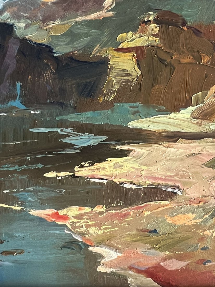 Oil painting The coast near the mountains Yuriy Suprunchuk - 9
