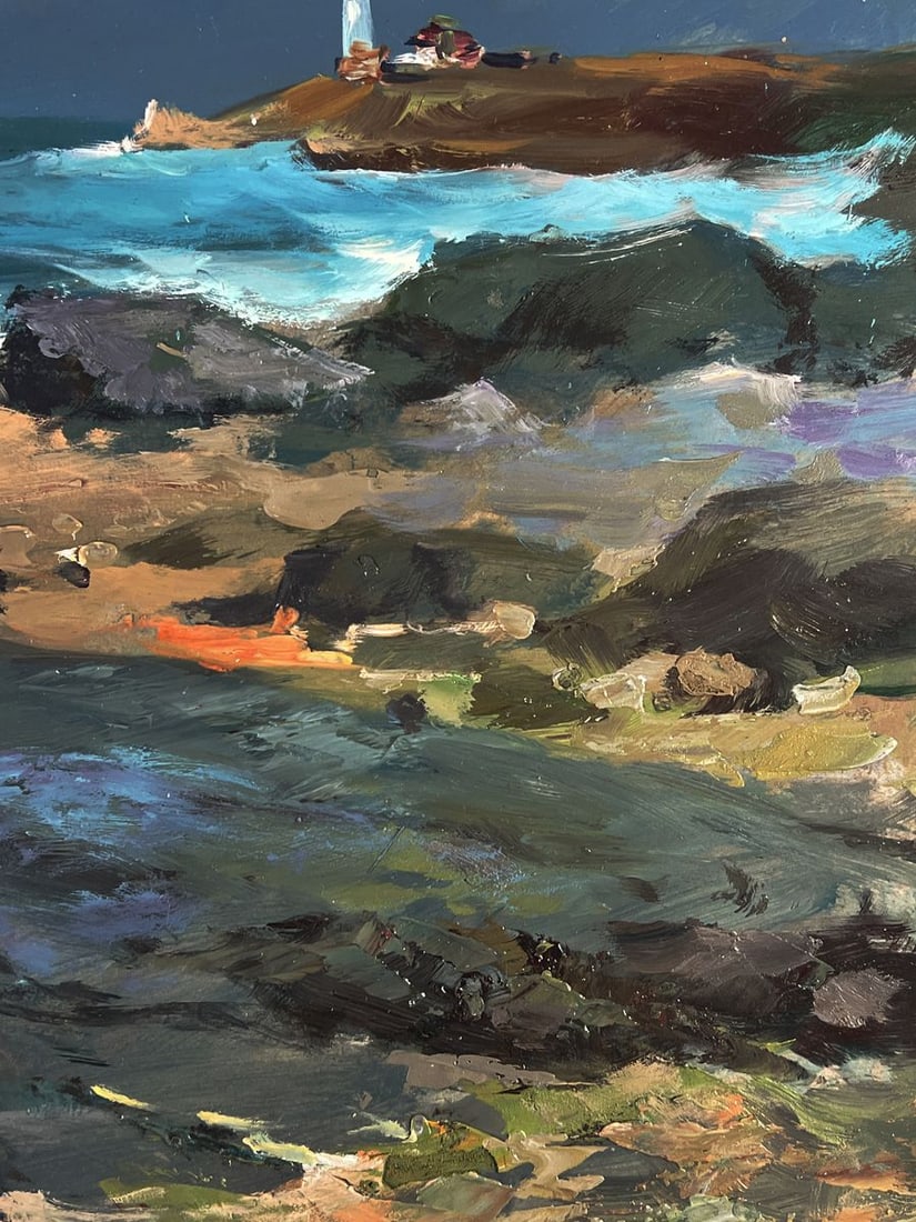 Oil painting Sea cloudy coast Yuriy Suprunchuk - 10
