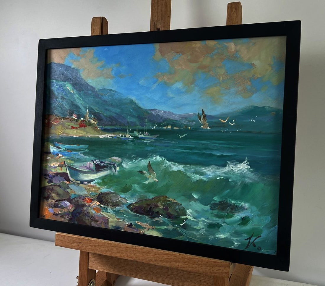 Oil painting The sea whispers and roars to the land Yuriy Suprunchuk - 2