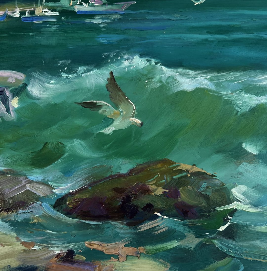 Oil painting The sea whispers and roars to the land Yuriy Suprunchuk - 7