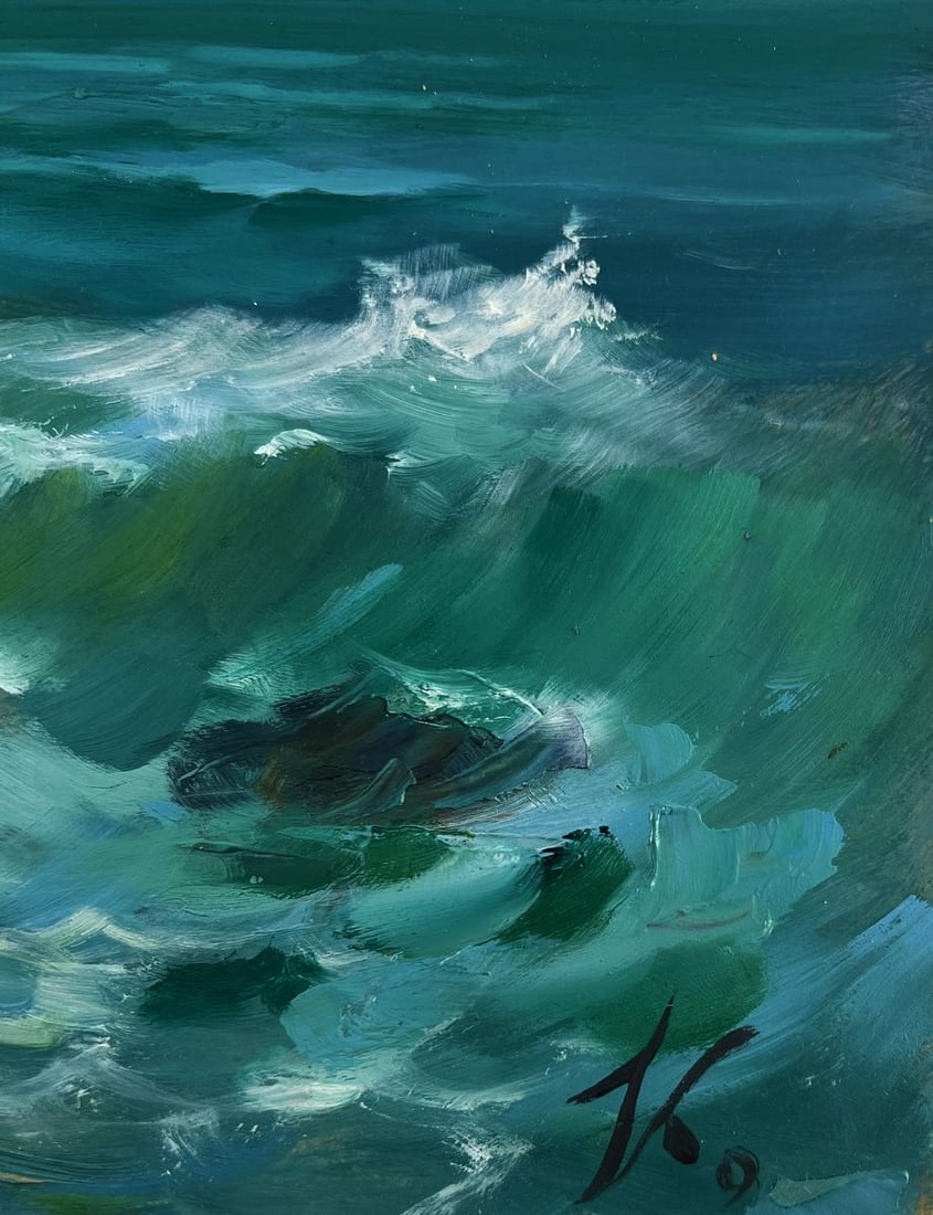 Oil painting The sea whispers and roars to the land Yuriy Suprunchuk - 8