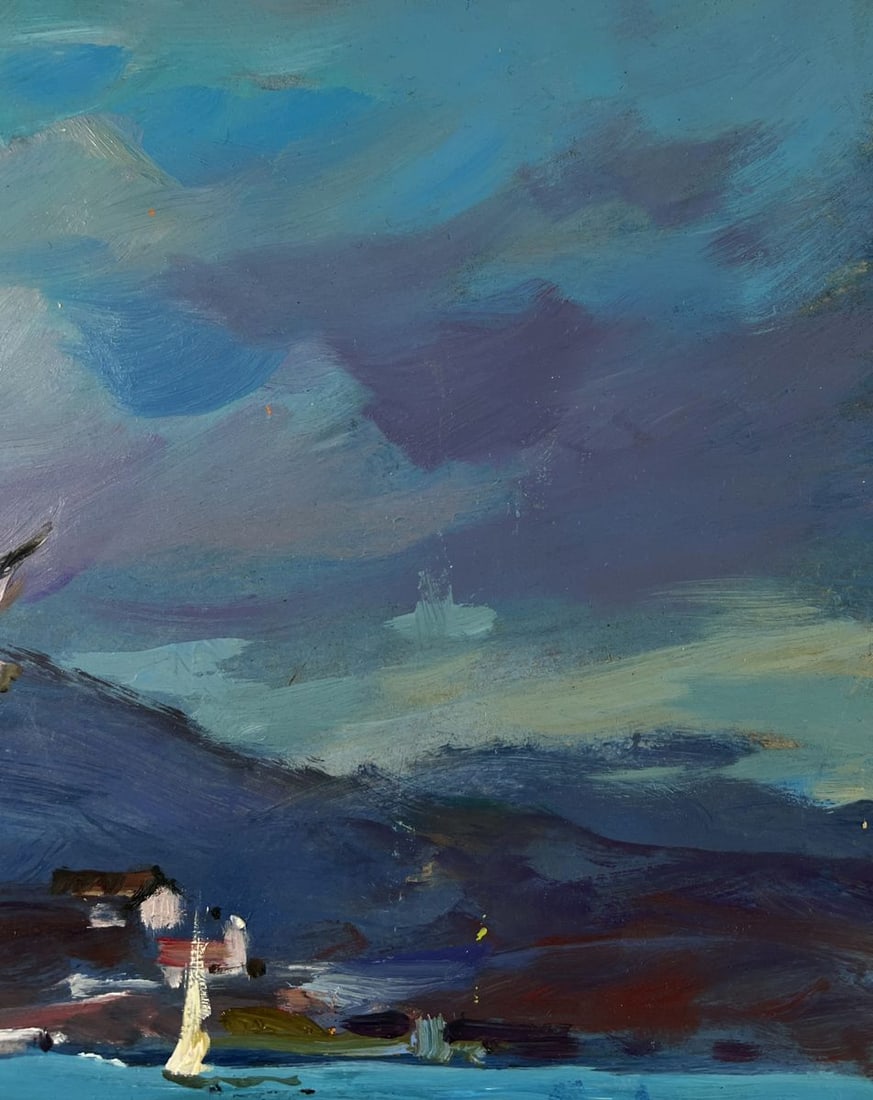 Oil painting Seagulls over the waves Yuriy Suprunchuk - 4