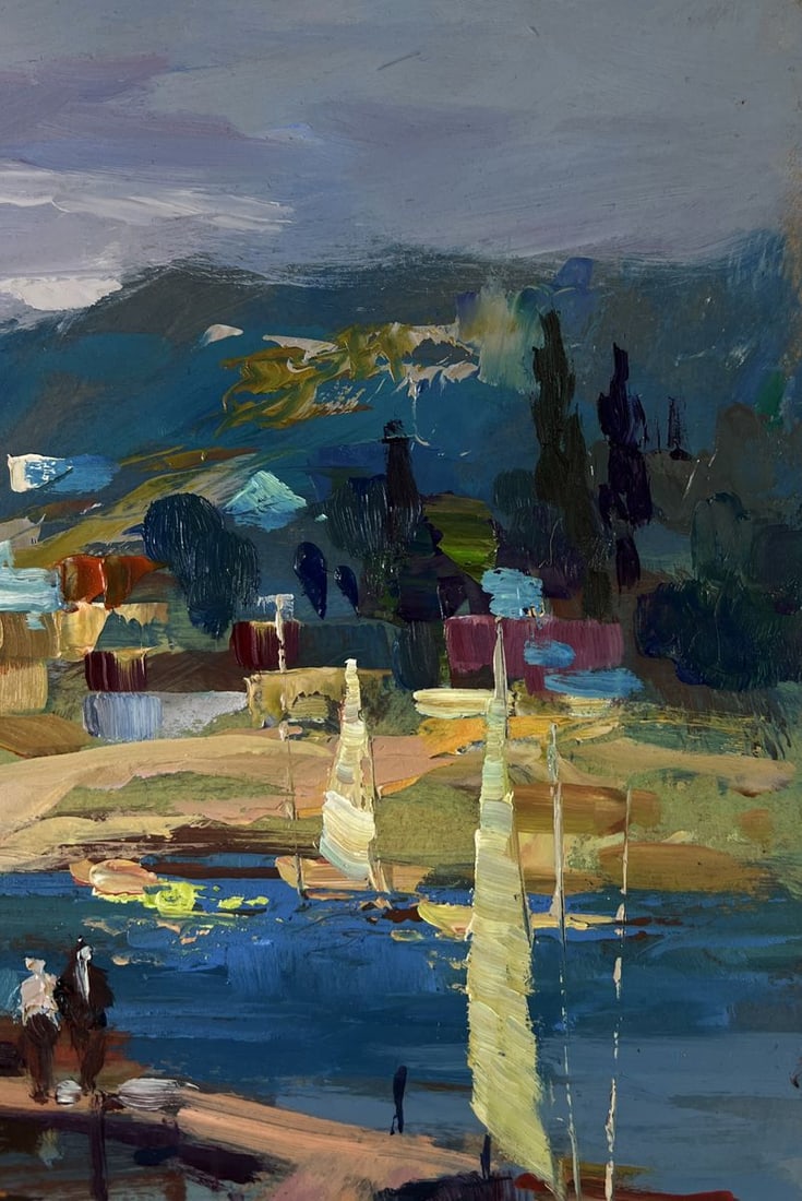 Oil painting The beginning of the sea journey Yuriy Suprunchuk - 4
