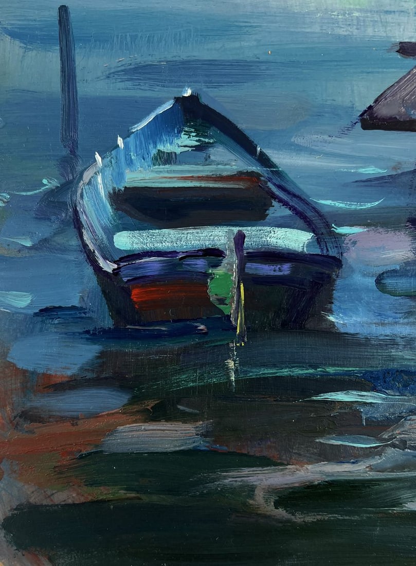 Oil painting The beginning of the sea journey Yuriy Suprunchuk - 7