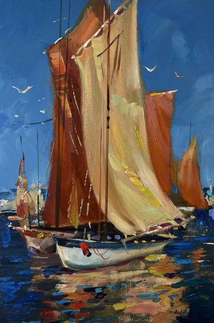 Oil painting Sail full of wind Yuriy Suprunchuk - 3