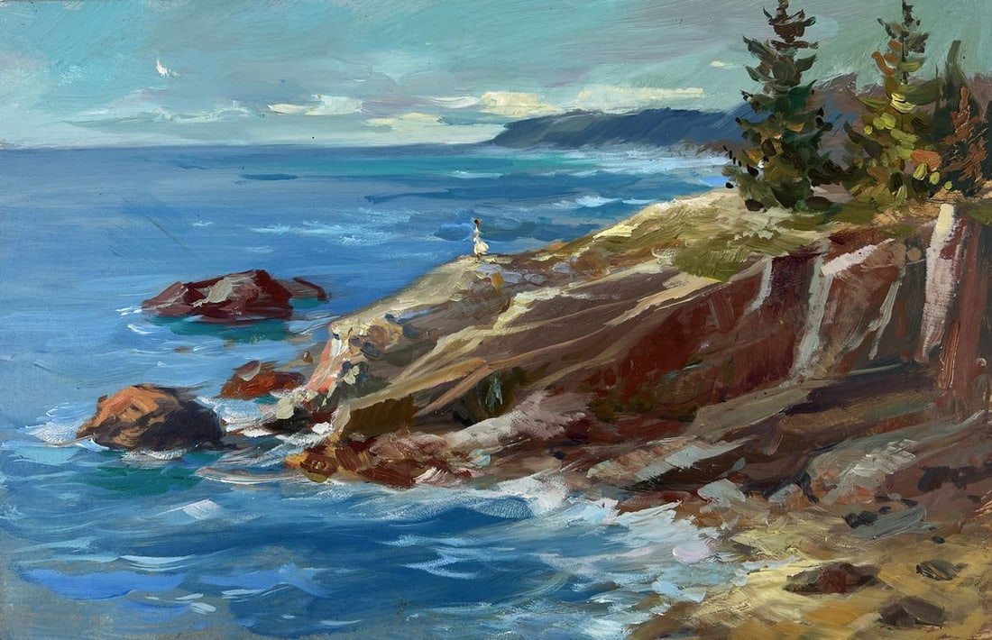 Oil painting Between the sky and the sea Yuriy Suprunchuk - 3