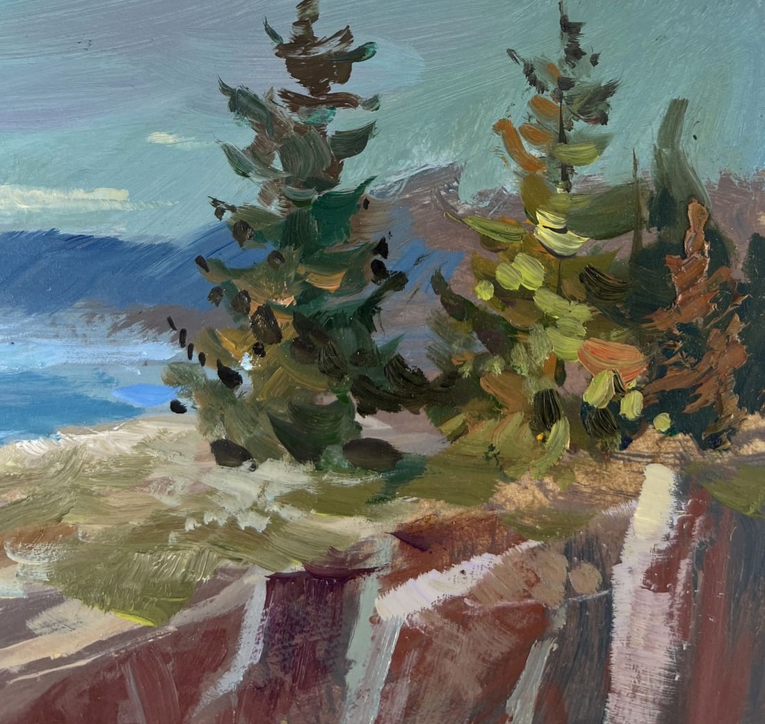 Oil painting Between the sky and the sea Yuriy Suprunchuk - 4