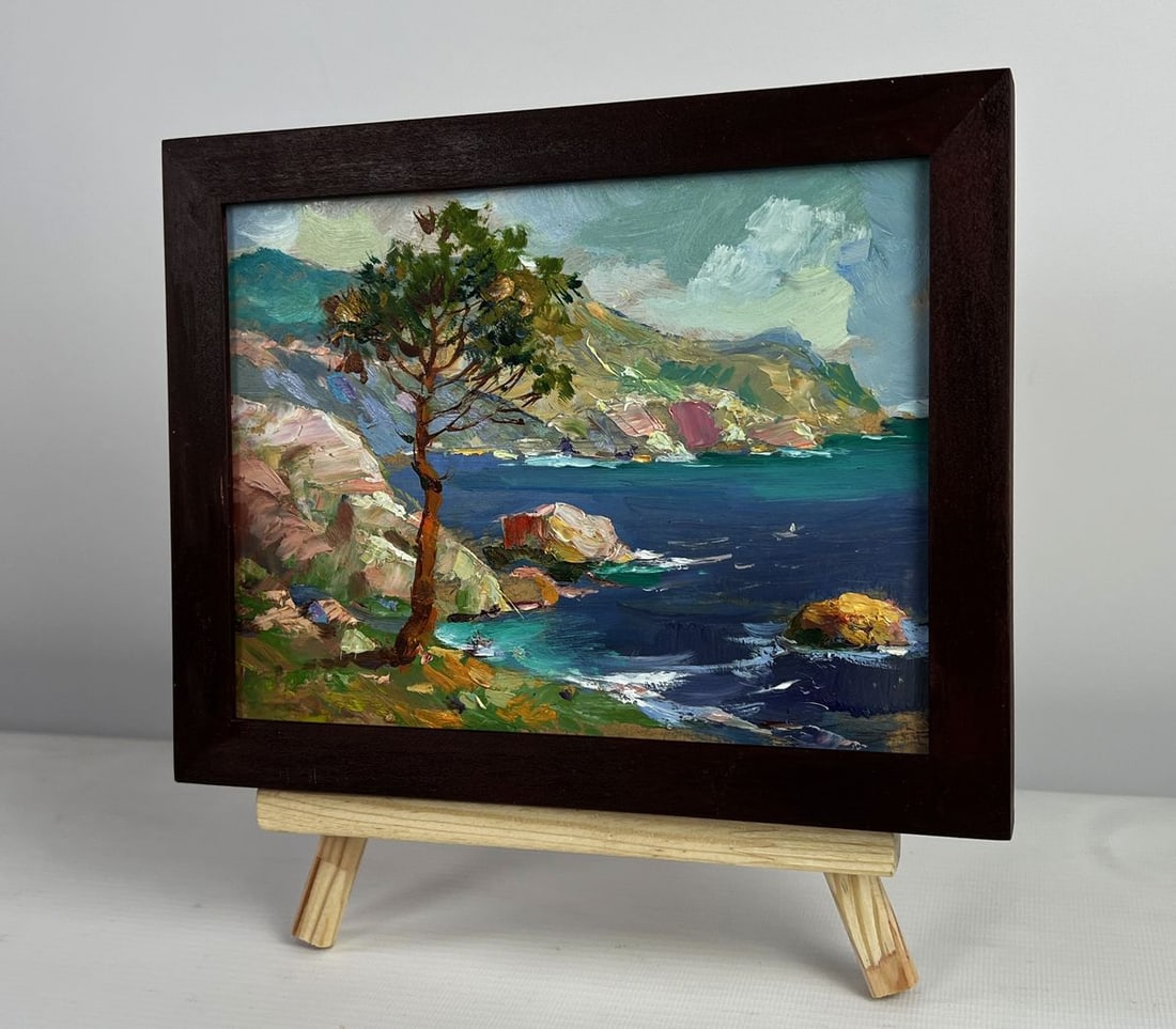 Oil painting The leaves sway in the wind Yuriy Suprunchuk - 2